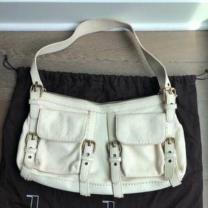 ‼️PRICE DROP‼️Kooba Ivory pocket shoulder bag